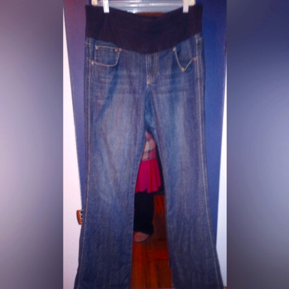 Pink X Plus maternity jeans